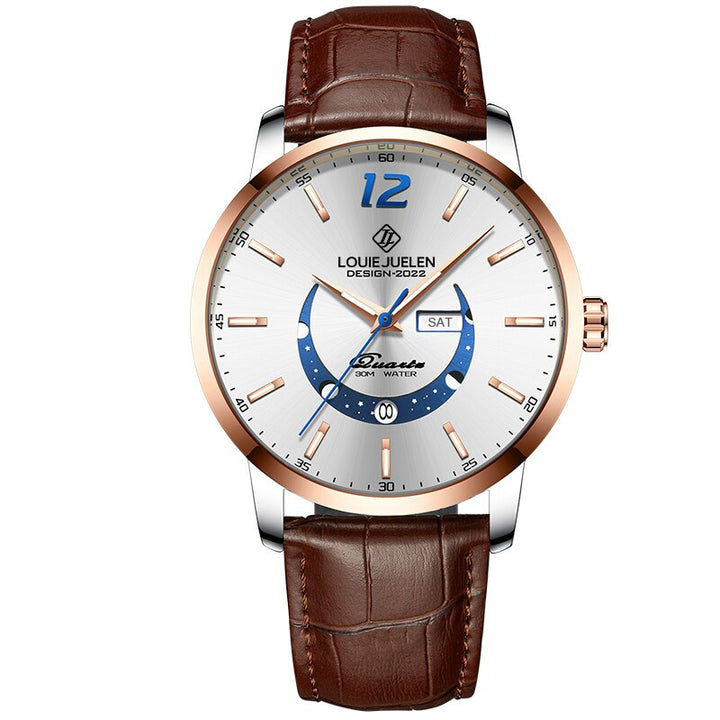 Atticus | Elegant maanfase horloge